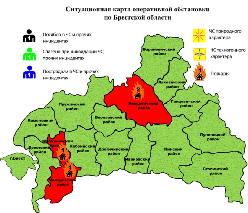 Карта жабинковского района брестской области